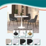 قاعدة معدنية مع غطاء سكاليولا - (cy3201) أبيض