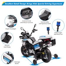 Police E-motor Bike For Kids (electric)