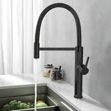 Kitchen Sink Mixer High (Black Matt)