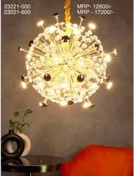 Pendant Light - 61694 - D600 Mixed Colors K9 Crystal - Gold