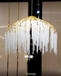 Pendant Light 8085-800 Aluminum+Crystal CH