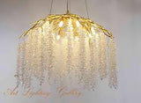 Pendant Light 8085-800 Aluminum+Crystal CH