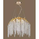 Pendant Light 8085-800 Aluminum+Crystal CH