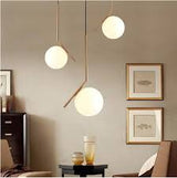 D107/1 Pendant Light Silver 3-Tone