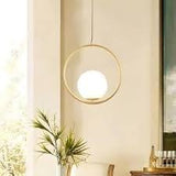 Gold E14 Pendant Light