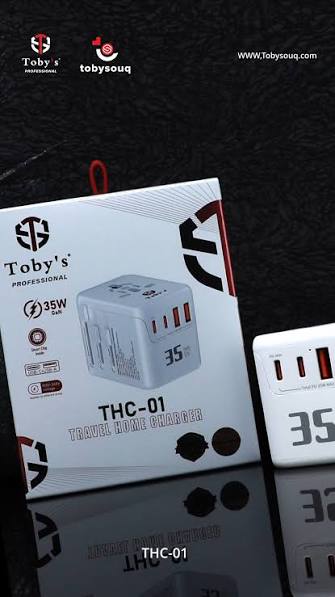 Toby’s THC-01 35W GaN Fast Charger for Travel & Home