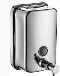 Wall-Mounted Stainless Steel Soap Dispenser