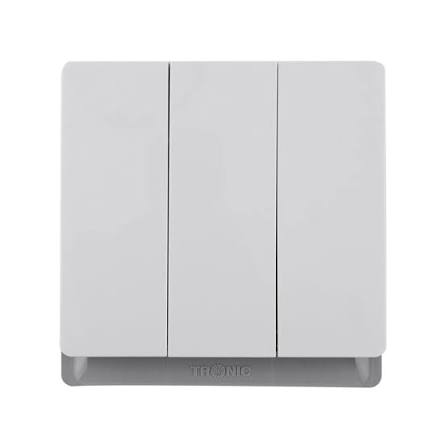 FE255 V5-006 Ivory 3 Gang 2 Way Switch