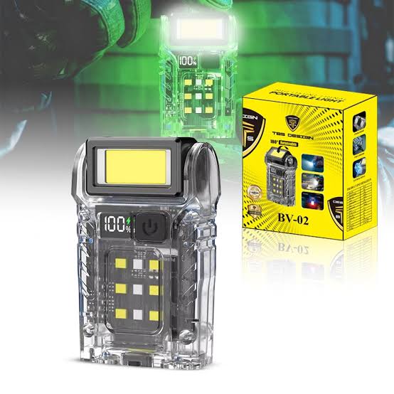 Toby’s BV-02 Rechargeable Mini LED Clip Light with Rotatable Head & Power Display