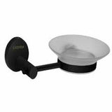 Soap Dish Holder – Matte Black Finish