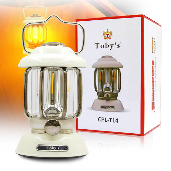 CPL-T14 Toby’s LED Camping Light – Portable Retro Atmosphere Lantern with Stepless Dimming & Rechargeable Desk Lamp