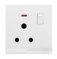 FE258 V5-012 Ivory 15A Socket with Switch