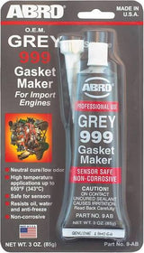 ABRO Gray Silicone Gasket Maker (Model: 9-AB, 3 oz)
