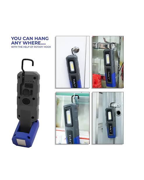 CPL-T20 Toby’s COB LED Workshop Inspection Light with Hook & Magnetic Holder – Double Power LED Camping Lamp