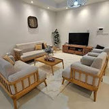 Lucas Sofa Set 3+1+1 (Fabric) – Model 1907/10