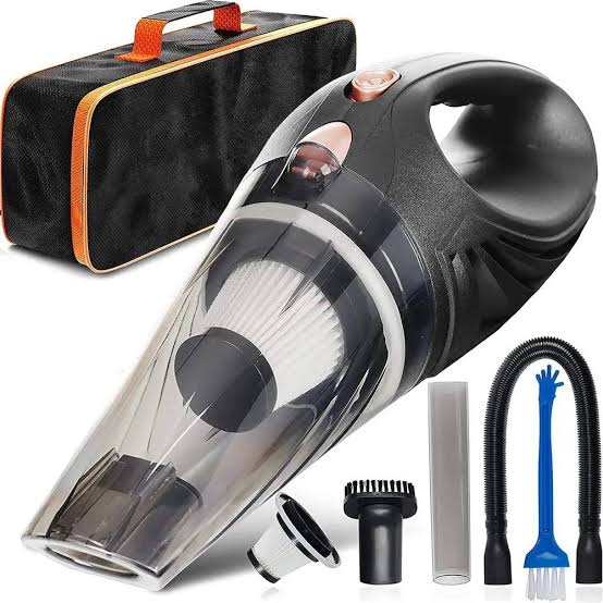 Toby’s VC-04 USB Wireless Car Vacuum Cleaner – 8000Pa, 100W, DC 12V, Handheld Car Cleaning Kit