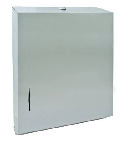 Bradley 250-150000 Folded Paper Towel Dispenser Surface Mount Stainless Steel – Commercial Hand Towel Dispenser