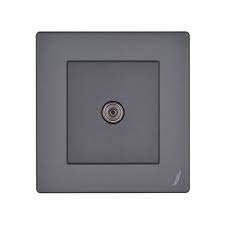 R420 V6 Gray V6-010 TV Socket – Modular Coaxial Antenna Socket