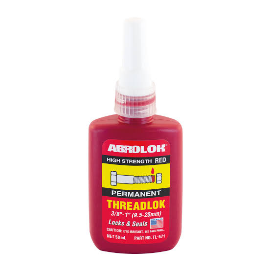 ABRO Threadlock High Strength Red 50 ml (Model: TL-571)