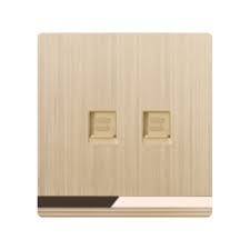 FE249 V5 Champagne Gold V5-032 Double Data Socket