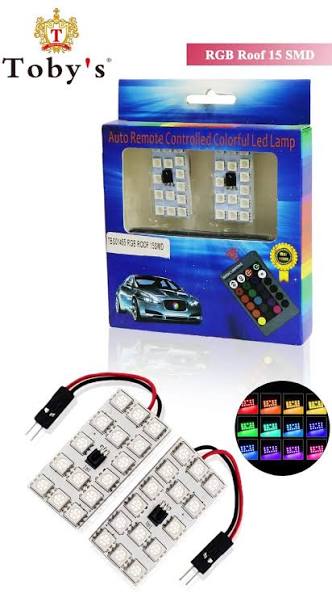 Tobys RGB Roof LED Light 12SMD