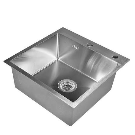Stainless Steel Kitchen Sink 50 × 50 cm – Single Bowl