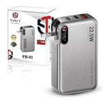 Toby’s PB-02 Portable Power Bank with 18W Fast Charging & MagSafe Wireless Charging