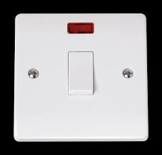 FE415 V7 White V7-042 20A Switch with Neon