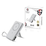 Toby’s PB-02 Portable Power Bank with 18W Fast Charging & MagSafe Wireless Charging