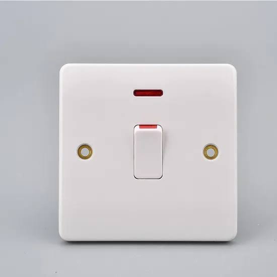 R087 MODI Bakelite 20A 1 Gang Double Pole Switch with Neon Indicator MD-HWD5007