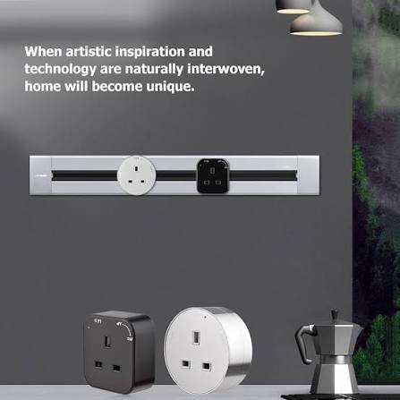V-HWA01-A MODI Electrical Socket Track – Rail Power Socket