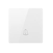 R394 V6 White V6-009 Doorbell Switch