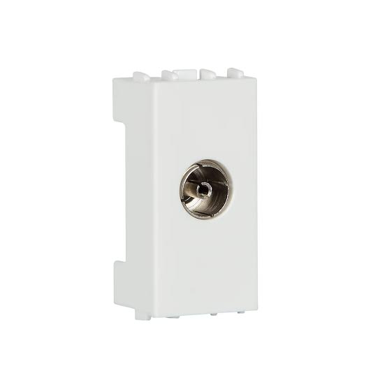 R395 V6 White V6-010 TV Socket