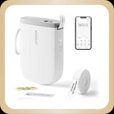 D11-H Bluetooth Thermal Label Printer 300dpi with Tape – White