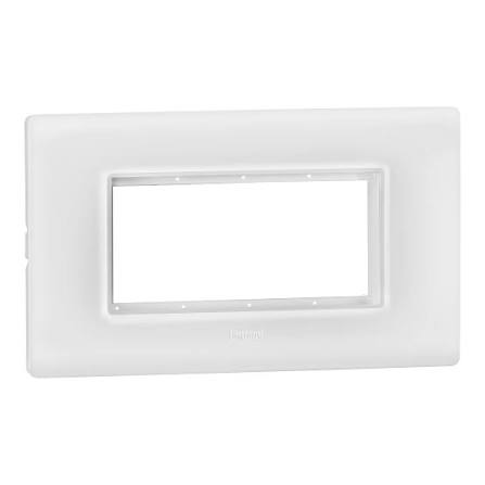 R393 V6 White V6-008 4 Gang 2 Way Plate Switch