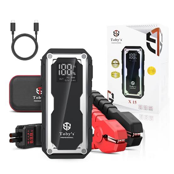 Toby’s X15 (ST) X15 Jump Starter 16000mAh 59.2Wh Power Bank for Cars & Electronic Devices