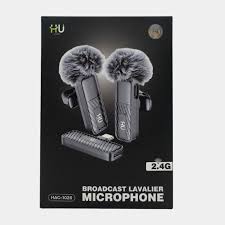 HU Broadcast Lavalier Microphone HAC-1026 – One-to-Two Wireless Microphone System with Type-C Charging
