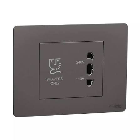 FE157 V1-039 Black Shaver Socket 3×6 Module
