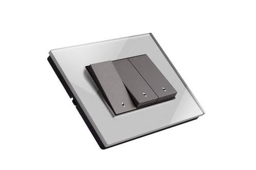 V1-040 Black Card Switch 3×3 Module