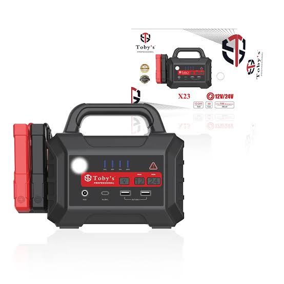 Toby’s X23 12V/24V Jump Starter 36400mAh 2800A Peak Heavy-Duty Car & Truck Battery Booster