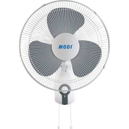 P023 MODI 16 Inch Wall Fan MD-HWF3001 White High Speed Oscillating Wall Fan