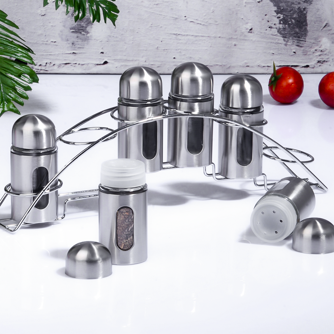 Kosova Glass Set With Metal Rack