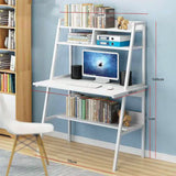 Ladder Computer Desk Hutch