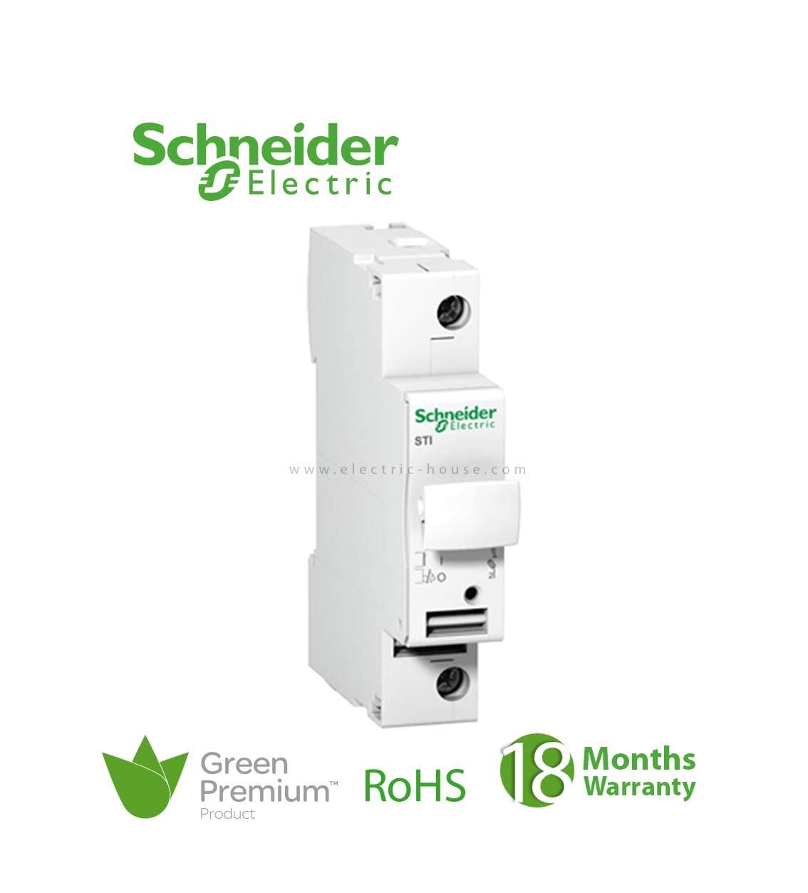 SCHNEIDER – Acti9 STI Rated Current 25A, 1 Pole (1P), 1 Module, Supplier Part Number: A9N15636 Qatar