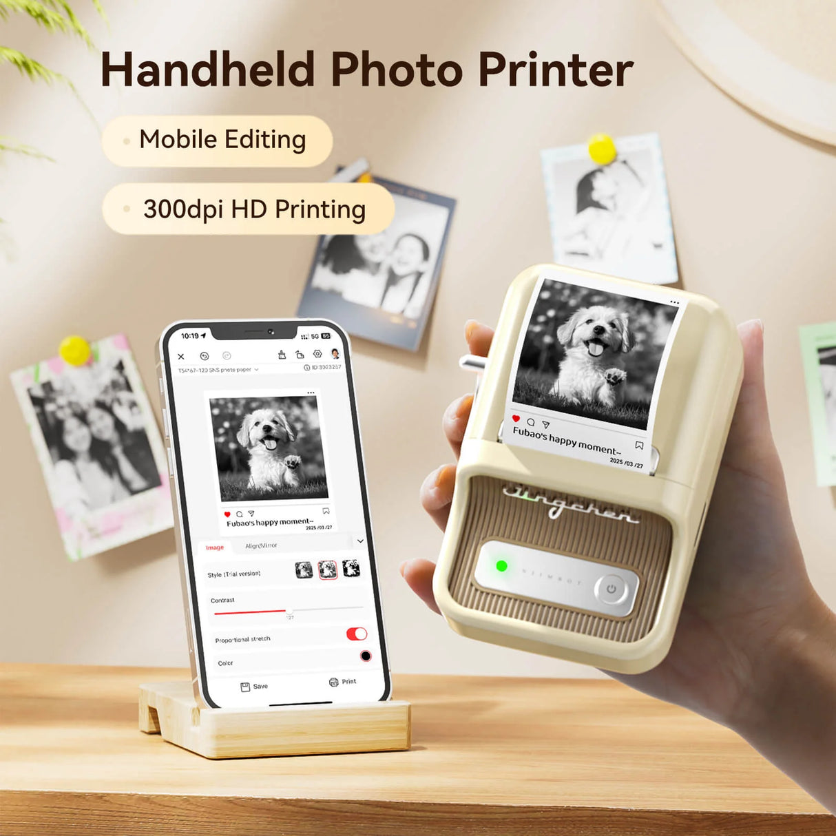 NIIMBOT B21 Pro 300dpi Bluetooth Label Printer