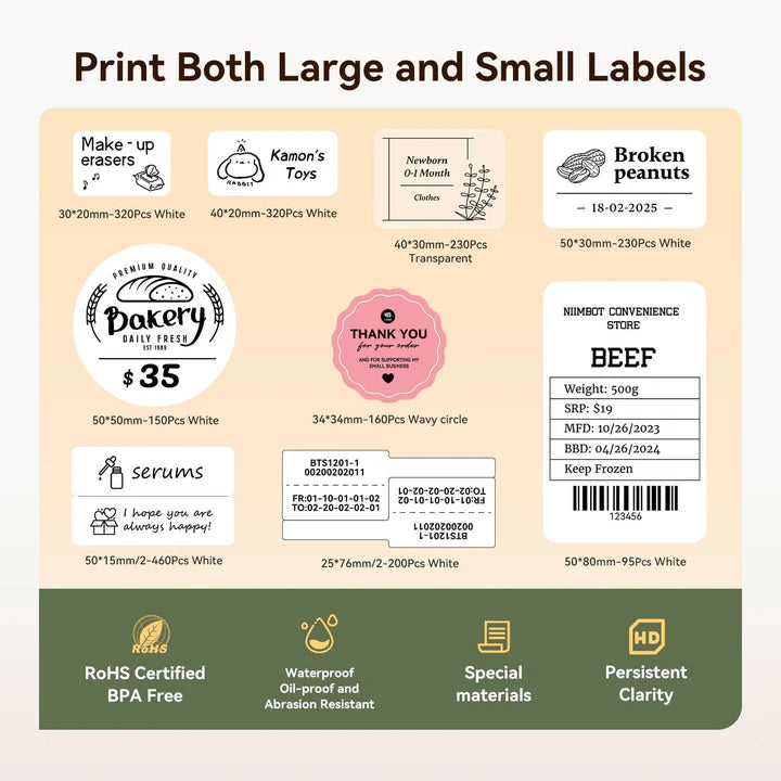 NIIMBOT B21 Pro 300dpi Bluetooth Label Printer