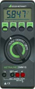 Gossen Metrawatt METRALINE DMM15 TRMS Digital Multimeter with Analog Bar Graph and Temperature Measuring Instrument QATAR