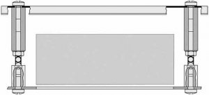 Gossen Metrawatt U270A Installation Set for Door Mounting of Energy Meters QATAR