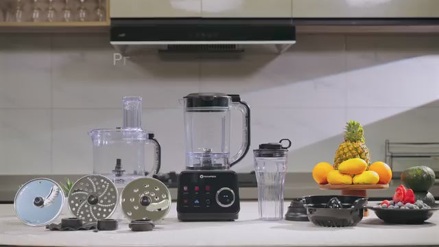 HomeMate 3-in-1 Table Blender & Food Processor