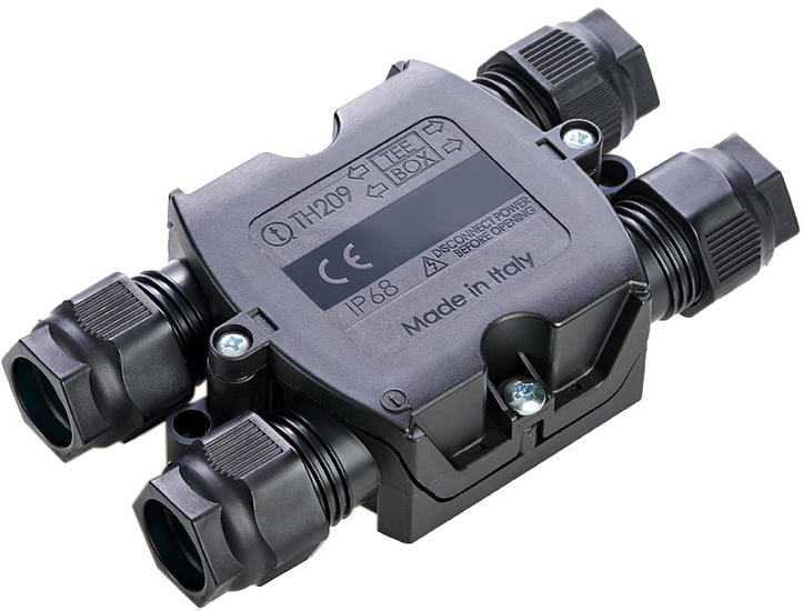 Techno Junction box 4 ways type "H" IP68